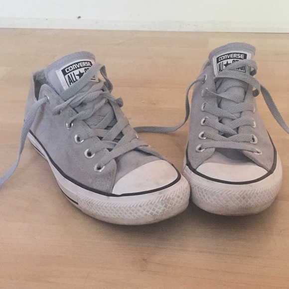 Converse Shoes - Grey Suede Converse